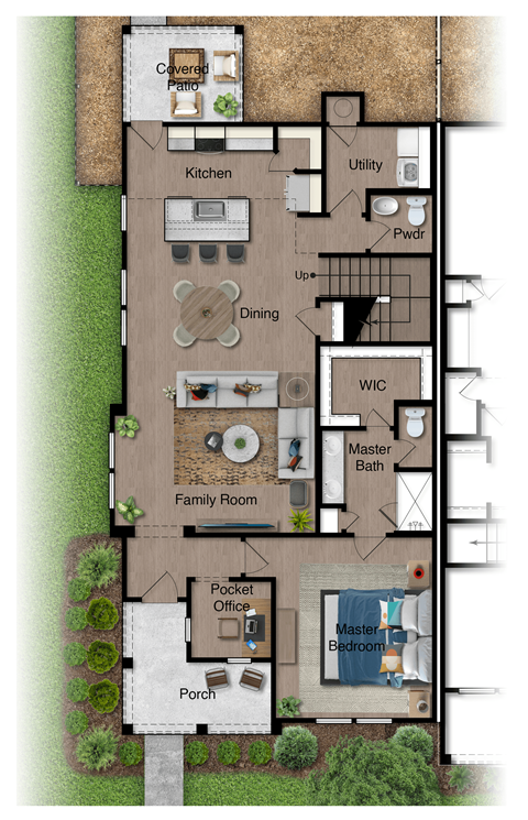 a floor plan of a house that has a bedroom and a living room at Mihir Taylor, Taylor